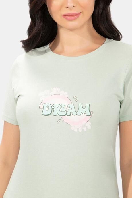 Amante Scoop Neck Sleep Tee - Dream Print — image 4